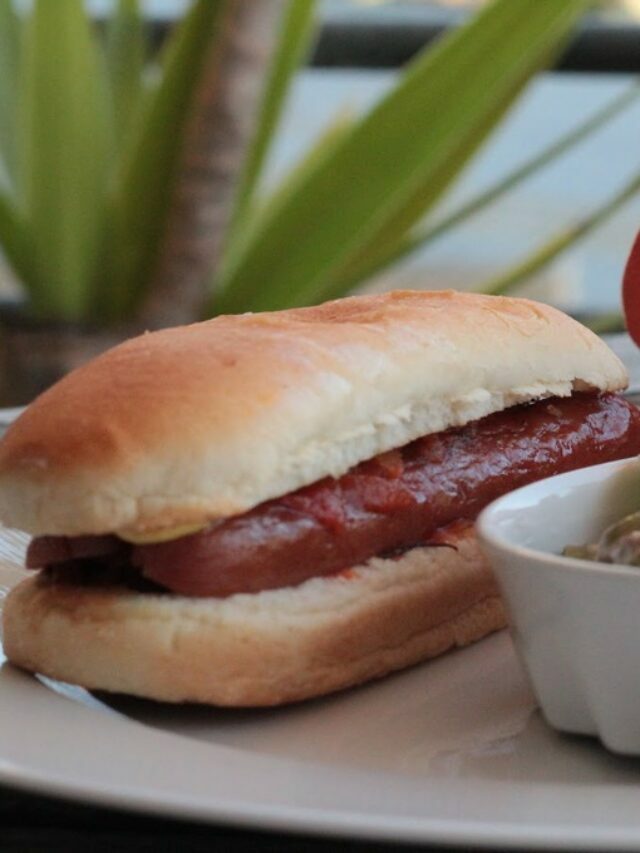 Hot dog made in the Air Fryer easy to do