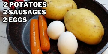 With 2 Potatoes, 2 Eggs And 2 Sausages Make This Delicious Recipe