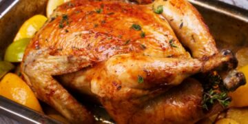 Roasted Chicken with Herb Sauce A Burst of Flavors