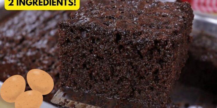 2-Ingredient Microwave Chocolate Cake, in Minutes