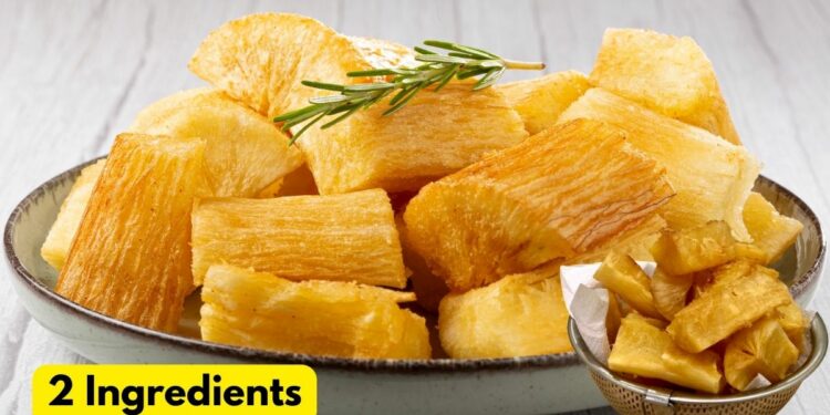 Fried Cassava Recipe: 2 Ingredients, in 10 Minutes