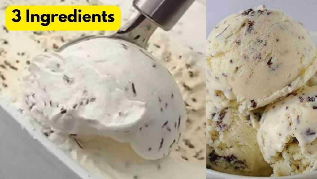 Homemade Ice Cream with 3 Simple and Easy Ingredients