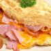 Microwave Ham and Cheese Omelette