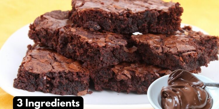 Nutella Brownie Recipe With 3 Simple Ingredients