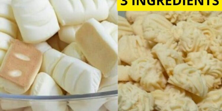 Easy Cookie with 3 Ingredients