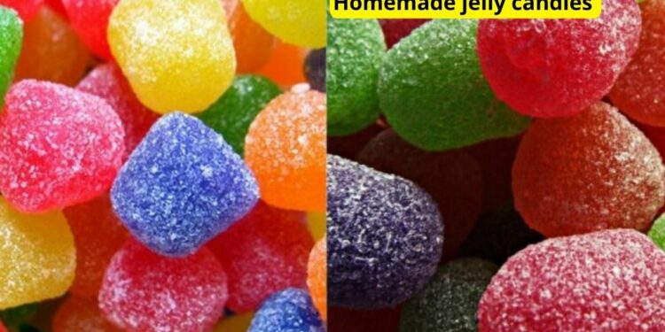 Homemade jelly candies