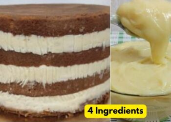 White Chocolate Filling for Cakes with 4 Ingredients