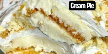 Delicious Cream Pie: Simple and mouth-watering dessert