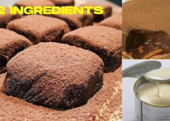 Easy 50% Chocolate Dessert with 2 Ingredients