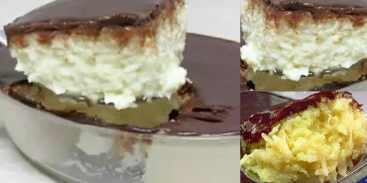 Easy Coconut Dessert with Few Ingredients, Super Creamy