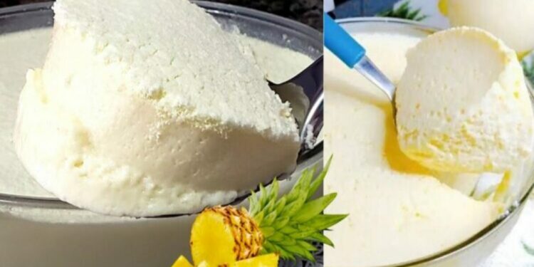 Easy Pineapple Dessert with 3 Ingredients