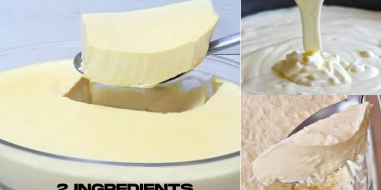 Easy and Quick Dessert With 2 Simple Ingredients, Super Creamy