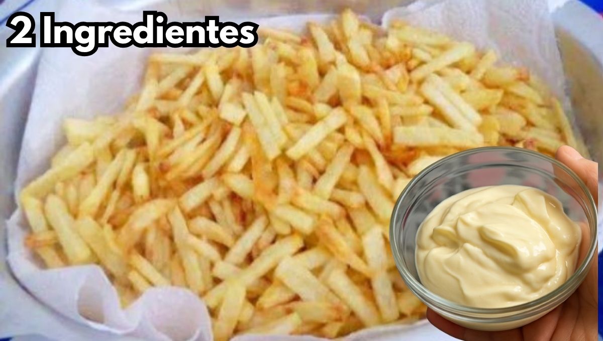 French Fries with 3 ingredients and Mayonnaise with 2 ingredients