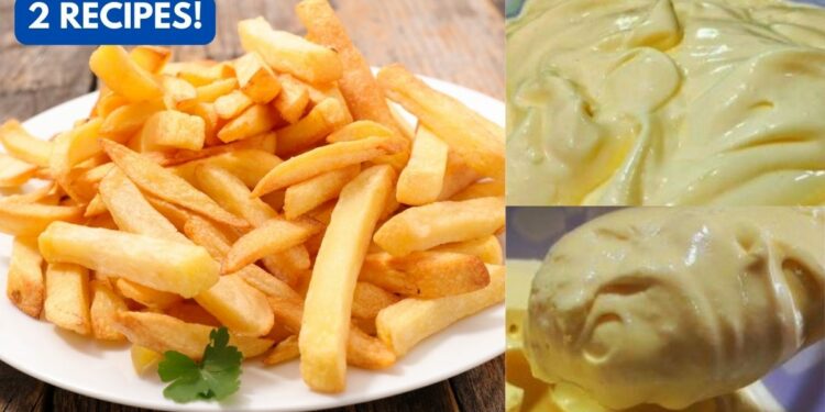 French Fries with 3 ingredients and Mayonnaise with 2 ingredients