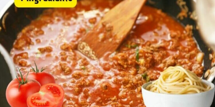 Homemade Bolognese Sauce 4 Ingredients in a Few Minutes