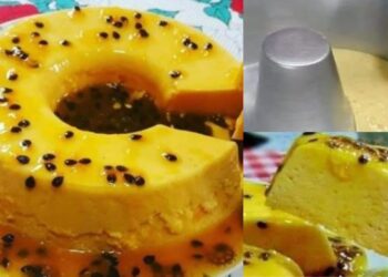 No-Bake, Eggless Passion Fruit Pudding