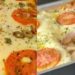 Quick and Easy Bread Pizza with Cheese and Ham, in 15 Minutes