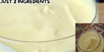 2-ingredient dessert, no condensed milk