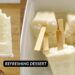 Homemade creamy coconut popsicle