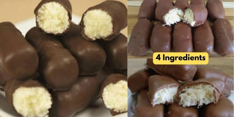 Coconut Chocolate Truffle Recipe with 4 Ingredients