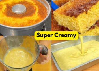 Creamy Green Corn Cake In The Blender, Super Creamy