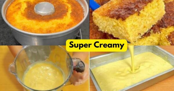 Creamy Green Corn Cake In The Blender, Super Creamy