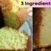 Homemade cake with 3 ingredients