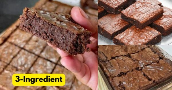 Easy 3-Ingredient Hazelnut Cream Brownie