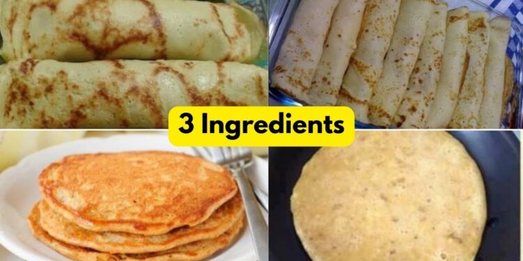 Easy Banana Pancake: No Oats, No Sugar, No Milk Whit 3 Ingredients