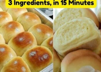 Easy Bread Recipe 3 Ingredients, in 15 Minutes