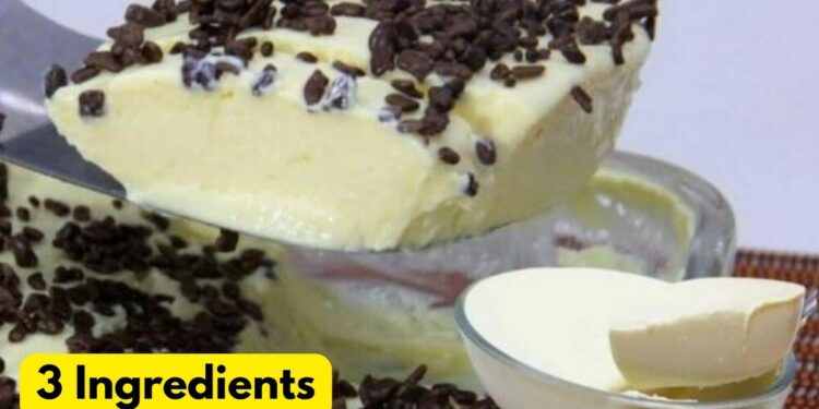 Easy Dessert with 3 Simple Ingredients, in 10 Minutes