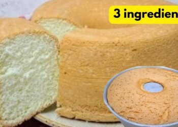 Easy and Quick Cake Without Wheat Flour with 3 Ingredients