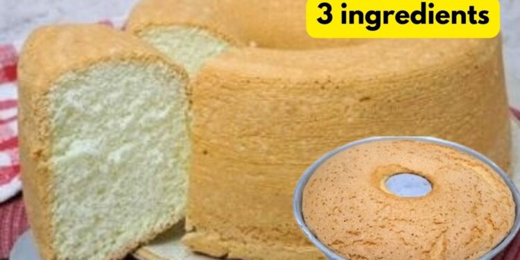 Easy and Quick Cake Without Wheat Flour with 3 Ingredients