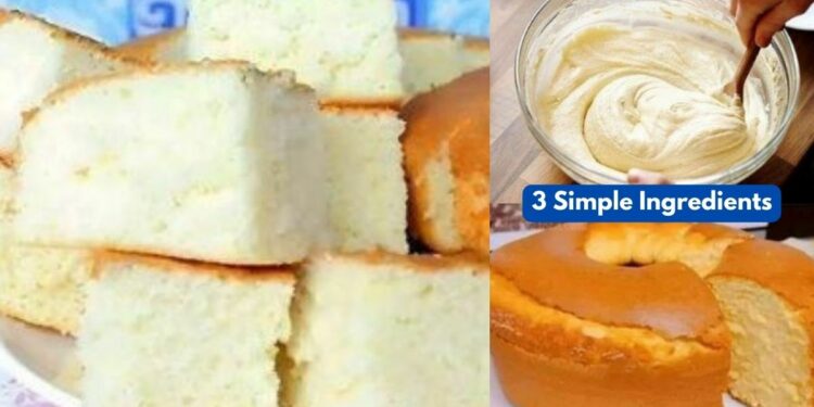 Easy and Quick Cake in the Blender with 3 Simple Ingredients