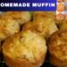 Homemade stuffed muffins: