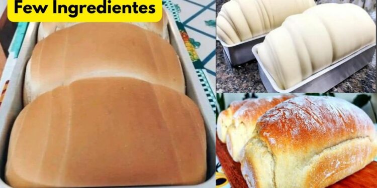 Fluffy And Economical Homemade Bread With Few Ingredientes