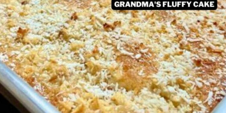 Grandma's homemade cake recipe