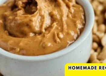 Homemade peanut butter with 3 ingredients