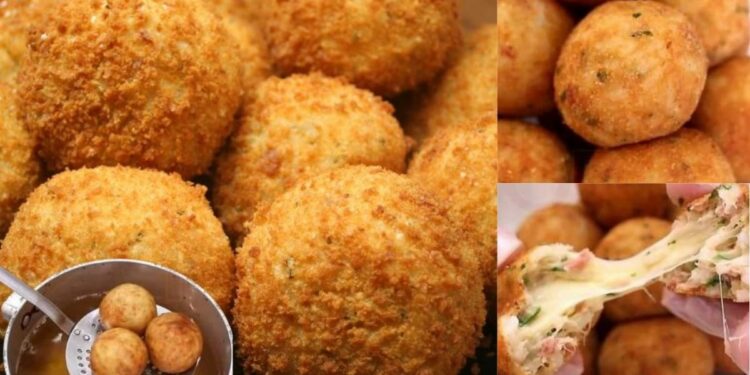 Rice Balls With Cheese Recipe: Soft And Quick To Make