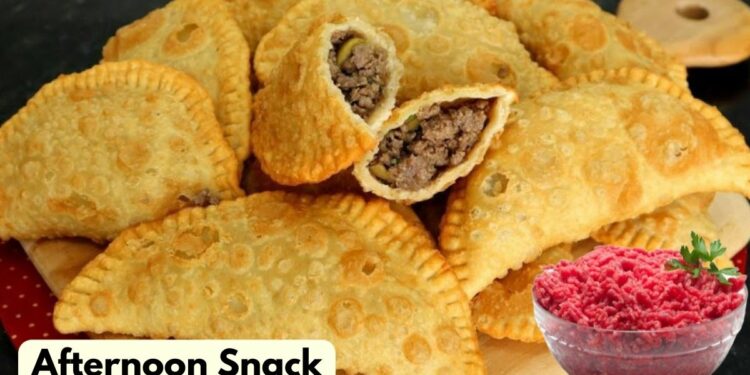 Savory Recipe: Fried Minced Meat Pastry for Afternoon Snack