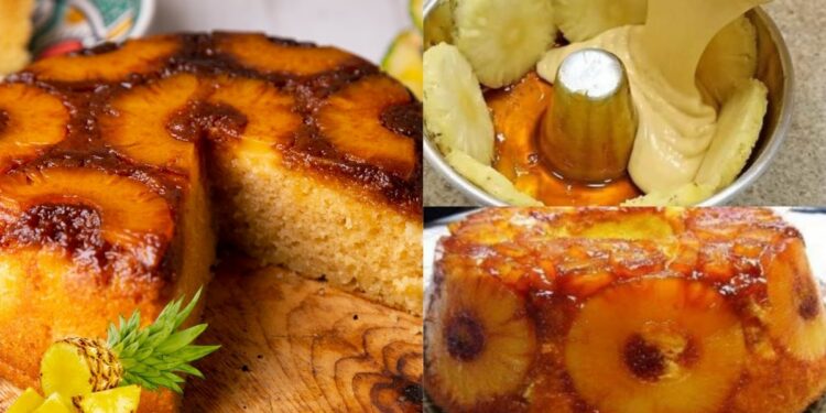 Simple And Quick To Make Caramelized Pineapple Cake