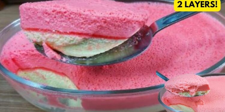 Dessert Recipe Strawberry and Pineapple Layers, Super Creamy