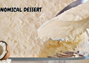 Dessert with 3 ingredients