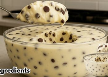 Easy Dessert With 2 Ingredients And Chocolate Drops, In Minutes