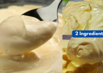 Easy Homemade Mayonnaise with 2 ingredients, in 5 minutes