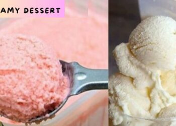 4-ingredient ice cream dessert