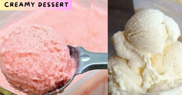 4-ingredient ice cream dessert