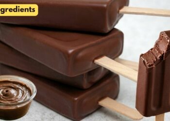Nutella Popsicle with 3 ingredients in the Blender, Super Creamy