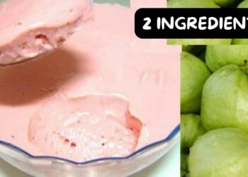 Guava dessert with 2 ingredients