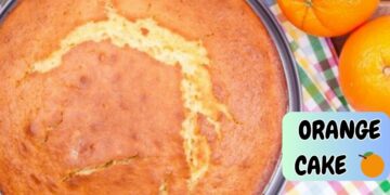 Orange cake with 5 ingredients: An irresistible taste